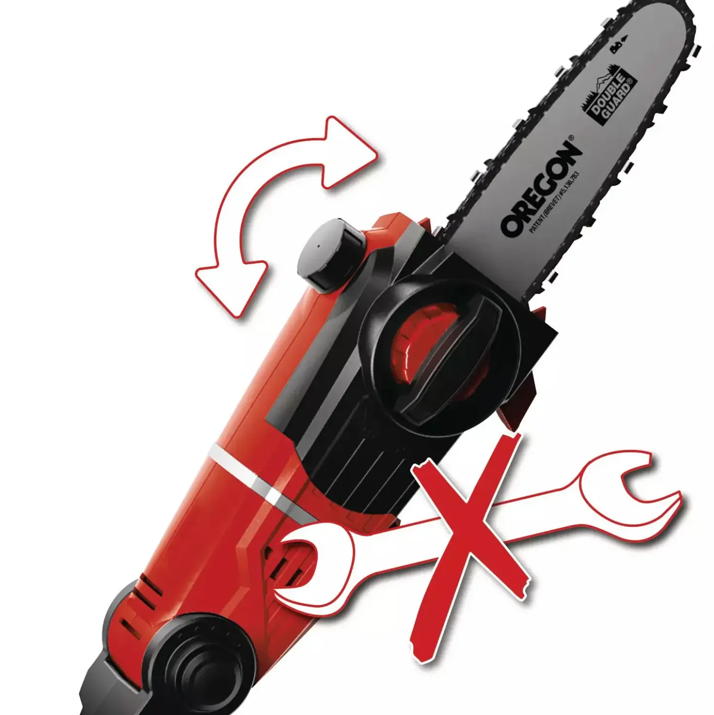 Einhell GE-LC 18 Li T 18V grensav m/teleskop solo
