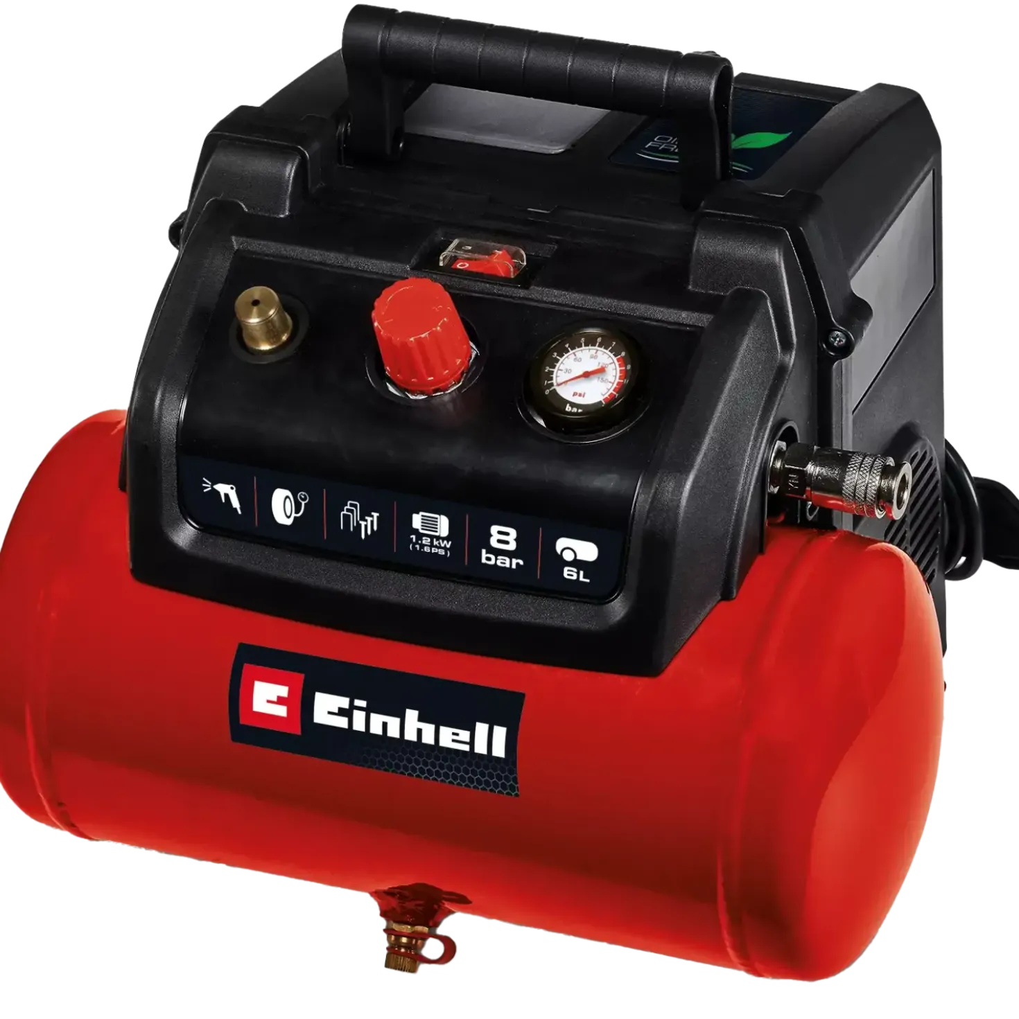 Einhell TC-AC 190/6/8 OF mobil kompressor 8 bar 6 L tank