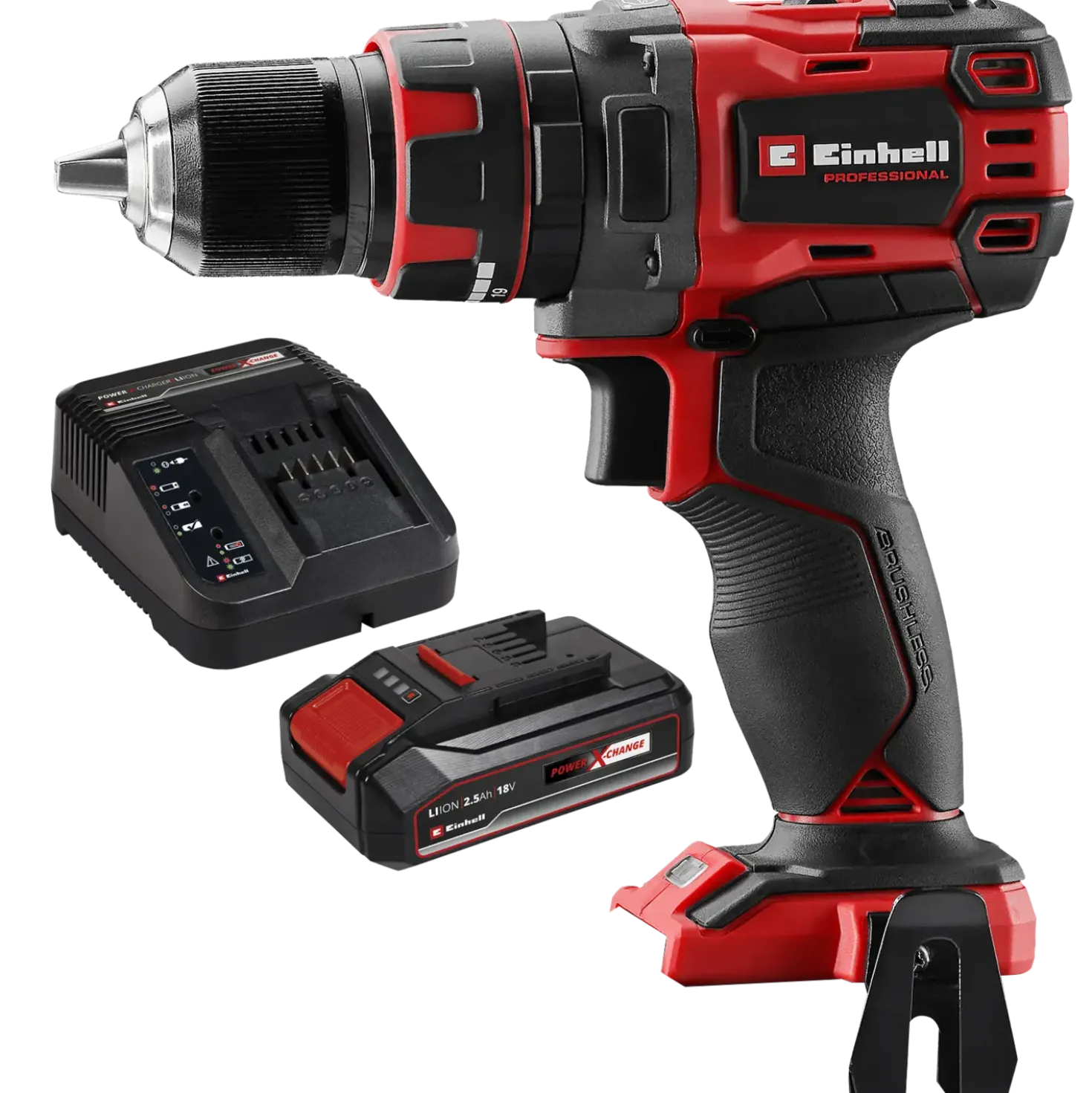 Einhell TP-CD 18/50 18V slagboremaskine - inkl. 2,5Ah batteri og lader