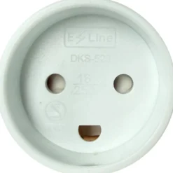 E-Line adaptermed jord til schuko/pind til DK udtag