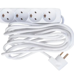 E-Line EDB stikdåse 4-vejs m/jord 5m 3x1,5 mm2