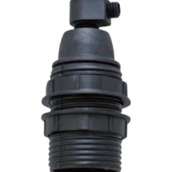E-Line fatning E14 m/gevind 2. ringe sort