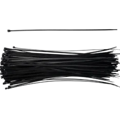 E-Line kabelstrips 4,8x300 mm 100 stk sort