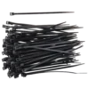 E-Line kabelstrips 2,5x100 mm 100 stk sort