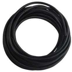 E-Line ledning rund 2x0,75 mm² 10 m sort