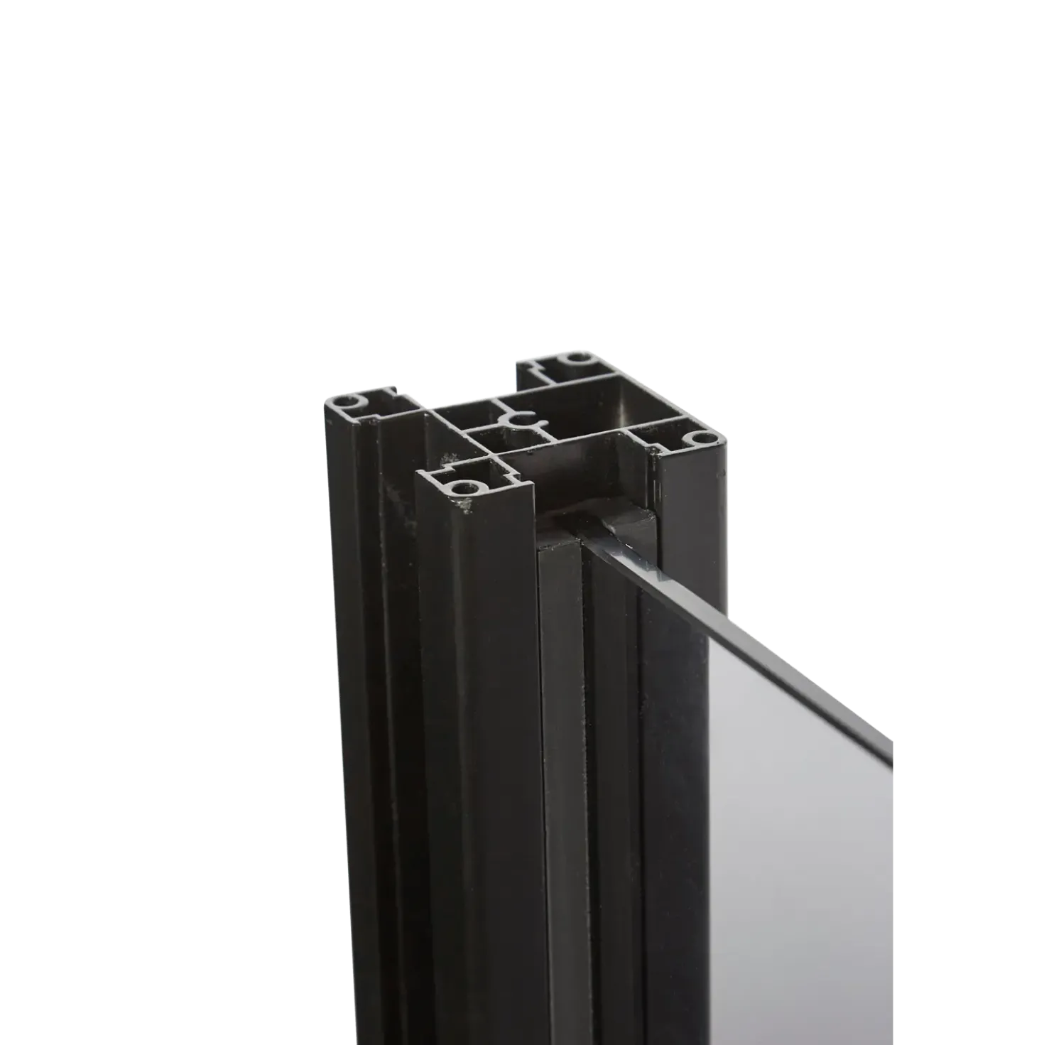 Elmholm alustolpe 80 x 80 mm x 95 cm sort