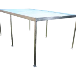 Elmholm enkelt carport 5382x3180 mm i galvaniseret stål