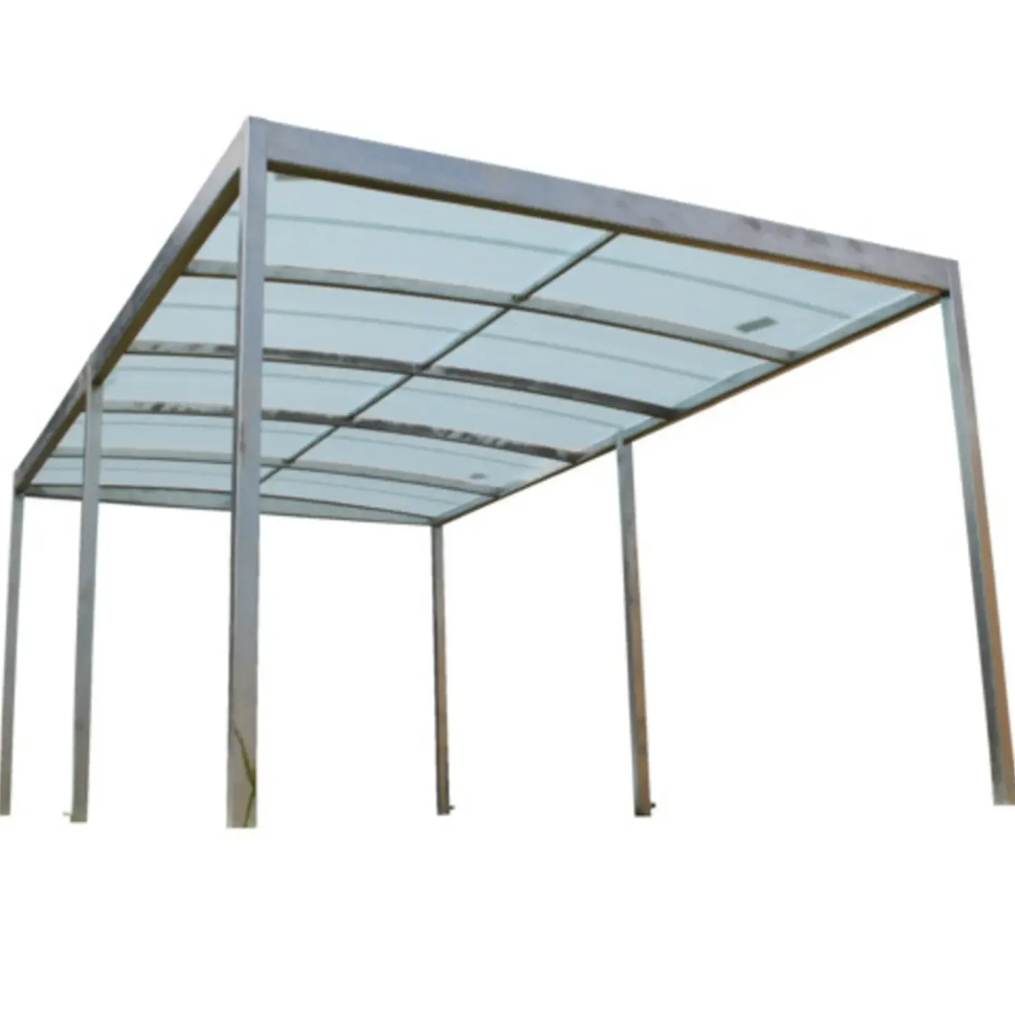 Elmholm enkelt carport 5382x3180 mm i galvaniseret stål