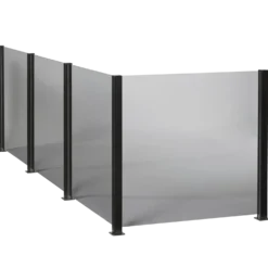 Elmholm glas t/hegn 95 cm smoke