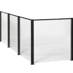 Elmholm hegn m/klar glas forlængersæt 95 cm