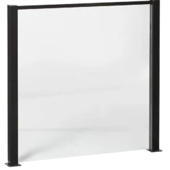 Elmholm hegn m/klar glas startsæt 95 cm