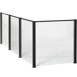 Elmholm hegn m/klar glas startsæt 95 cm