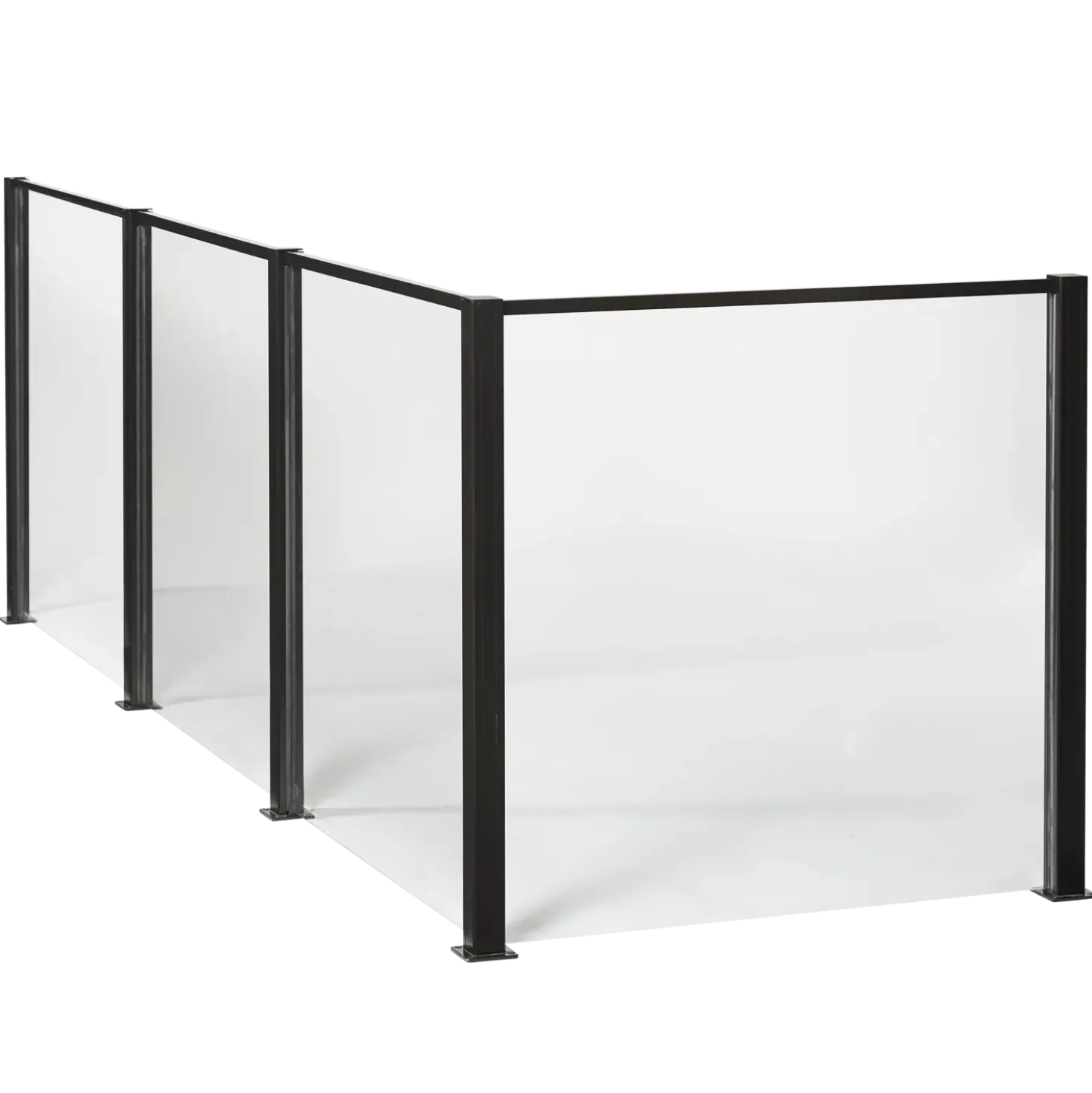 Elmholm hegn m/klar glas startsæt 95 cm