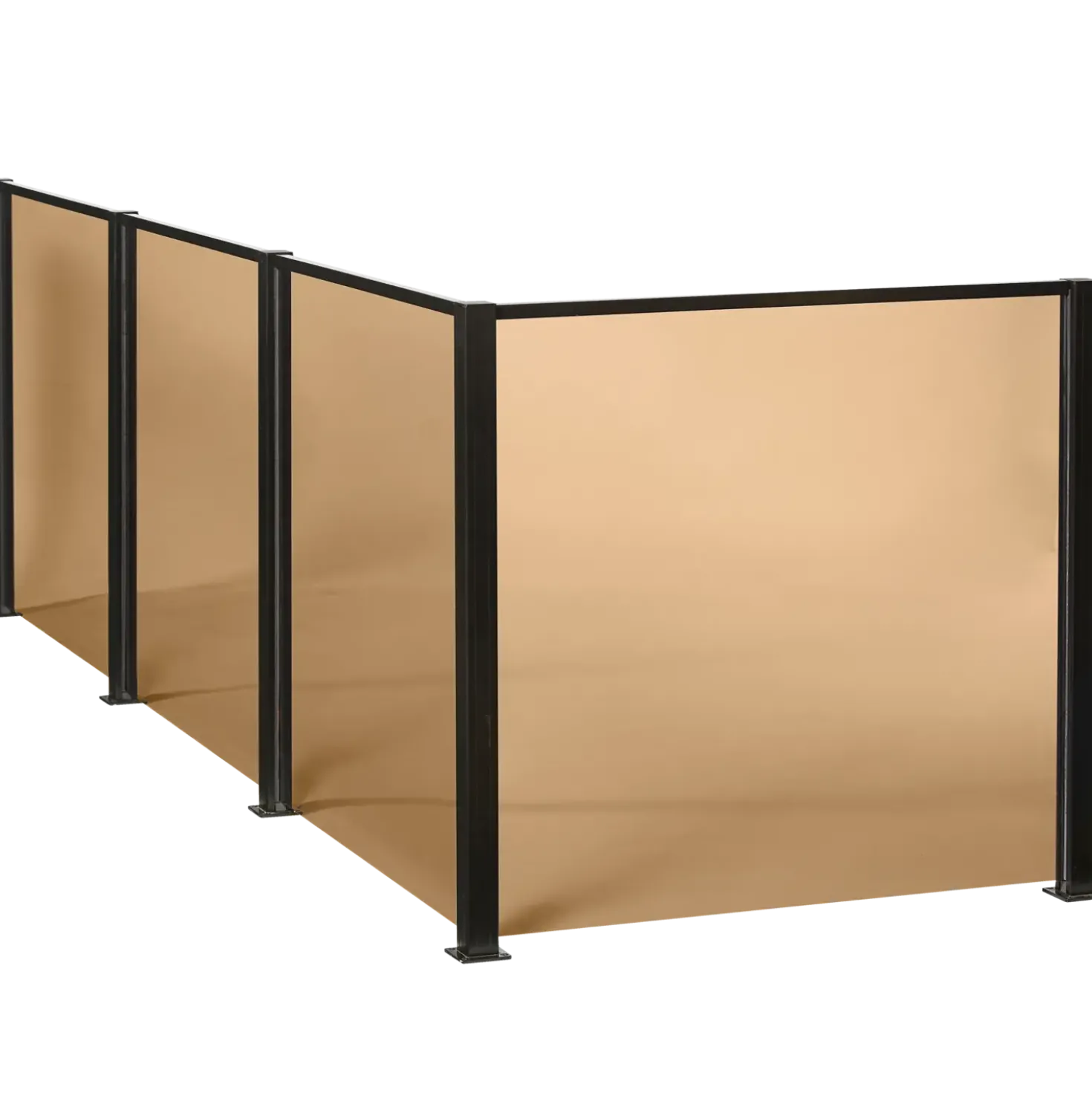 Elmholm hegn m/smoke glas forlængersæt 95 cm