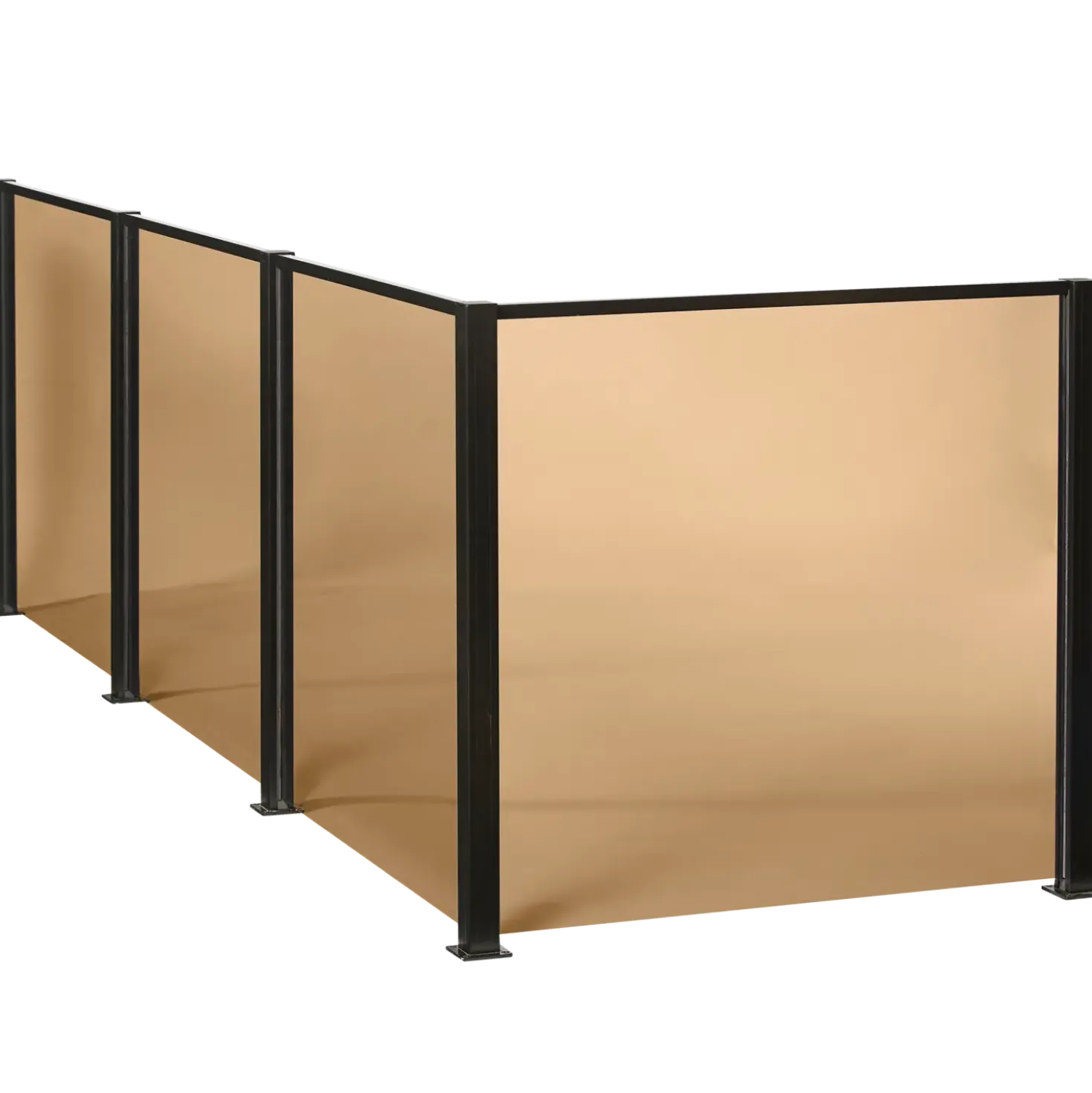 Elmholm hegn m/smoke glas startsæt 95 cm