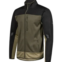 ENGEL 8327-238 Entire midtlayer jakke skovgrøn/Sort str. 2XL