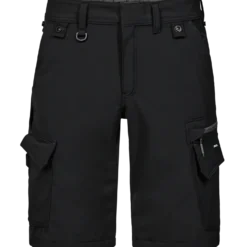 ENGEL 6337 Entire shorts 4-vejs stretch sort/Antrazitgrå str. 88