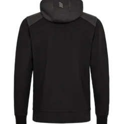 ENGEL 8329-247 Entire sweat cardigan m/hætte sort/antrazitgrå str. L