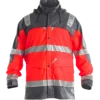 ENGEL Safety regnjakke rød/grå str. 3XL