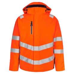 ENGEL Safety vinterjakke orange/blue ink str. XL