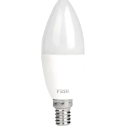 FESH LED kertepære multicolour E14 5W Ø37 mm hvid