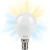 FESH LED kronepære kold/varm E14 5W Ø45 mm hvid