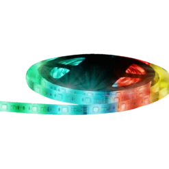 FESH LED light-strip 24W multicolor m/adapter 5 m hvid