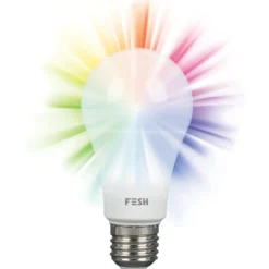 FESH LED pære multicolour E27 9W Ø60 mm