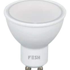FESH LED spot kold/varm GU10 5W Ø50 mm hvid
