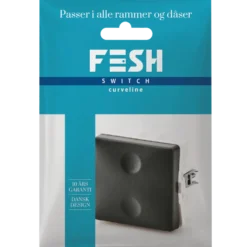 FESH SWITCH Curveline korrespondance afbryder 1,0 koksgrå