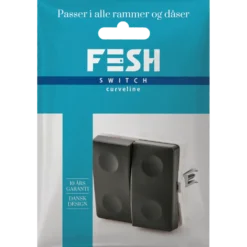 FESH SWITCH Curveline krone afbryder 1,0 koksgrå