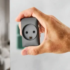 FESH SWITCH Curveline stikudtag 1,5 m/jord koksgrå
