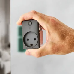 FESH SWITCH SMART Curveline stikudtag 1,5 m/jord koks
