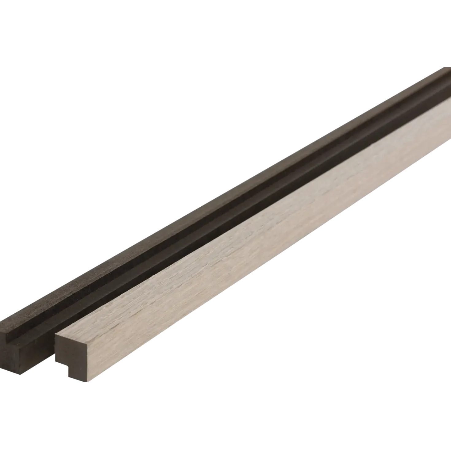 Fibrotech afslutningsliste t/Premium og Proff 22x25x3000 mm grey oak