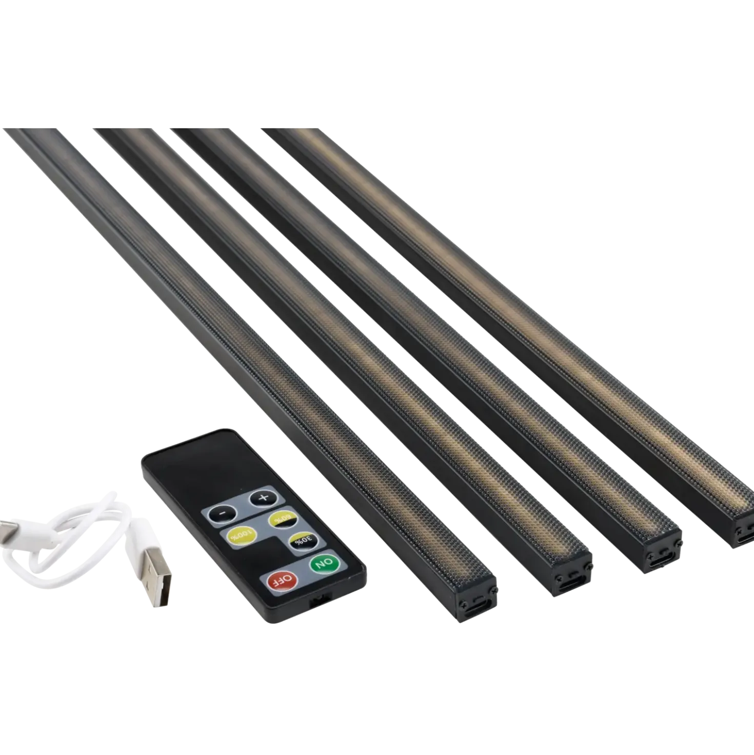 Fibrotech LED skinne 9,5x12,5x1000 mm sort 4 strk./pk