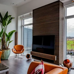 Fibrotech Premium Proff akustikpanel 22x605x3000 mm smoked oak