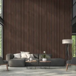 Fibrotech Premium Proff akustikpanel 22x605x3000 mm smoked oak