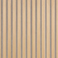 Fibrotech Quanti akustikpanel 18x520x2440 mm light oak m/grå polyester