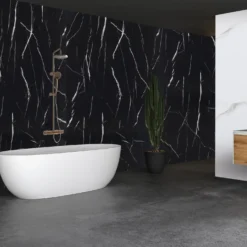 Fibrotech SPC vægpanel 4x1000x2600 mm black marble