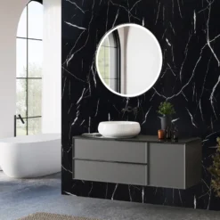 Fibrotech SPC vægpanel 4x1000x2600 mm black marble