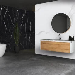 Fibrotech SPC vægpanel 4x1000x2600 mm white marble
