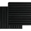 Fibrotech Square akustikpanel 22x520x520 mm black oak - pk á 2 stk.