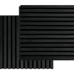 Fibrotech Square akustikpanel 22x520x520 mm black oak - pk á 2 stk.