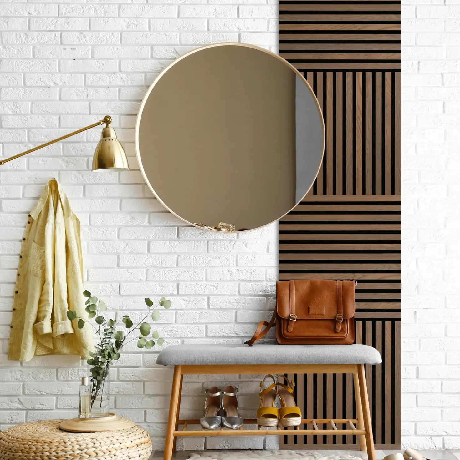 Fibrotech Square akustikpanel 22x520x520 mm oiled oak - pk á 2 stk.