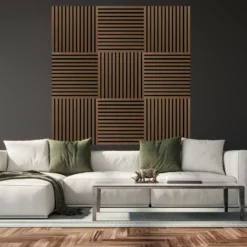 Fibrotech Square akustikpanel 22x520x520 mm oiled oak - pk á 2 stk.