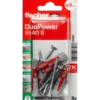 Fischer DuoPower universaldybel med skrue 8x40 mm 8 stk