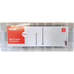 Fischer MiniFixTainer PowerFast II Bonus Zink skruer 100 stk
