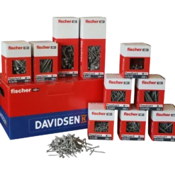 Fischer Powerfast FPF II CTP spånskruer mixboks á 10 pk / 1700 stk.