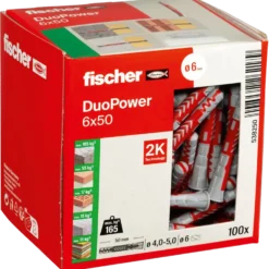 Fischer universaldybel duopower 6x50 DIY 100 stk