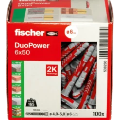Fischer universaldybel duopower 6x50 DIY 100 stk